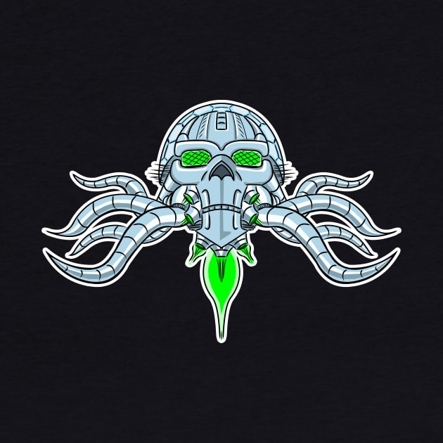 Brainiac Skull Ship by AlanSchell76